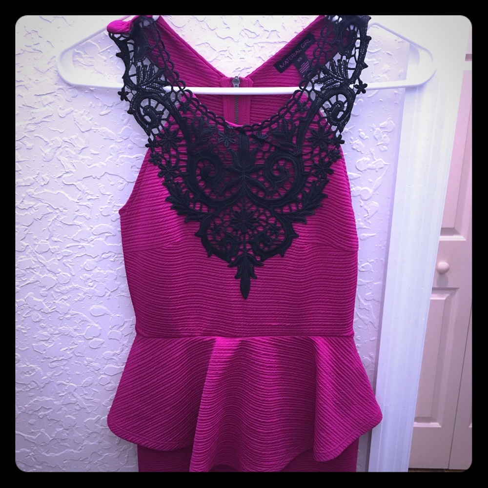 Fuscia bodycon dress